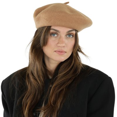 Berets - Gårda Annecy Wool Beret (camel)