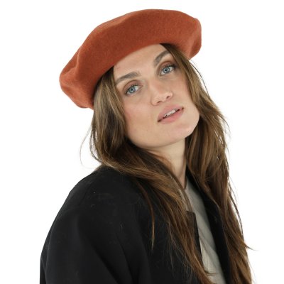 Berets - Gårda Annecy Wool Beret (copper)