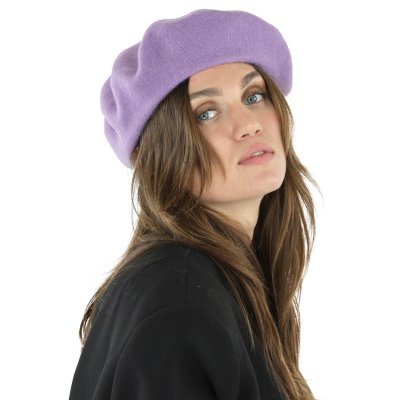 Berets - Gårda Annecy Wool Beret (purple)