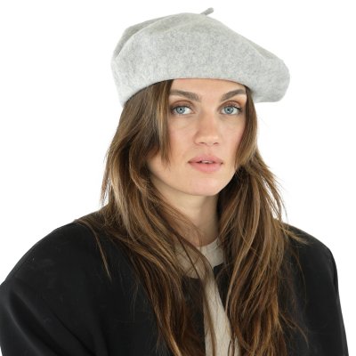 Berets - Gårda Annecy Wool Beret (light grey)
