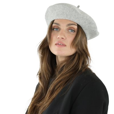 Berets - Gårda Annecy Wool Beret (light grey)