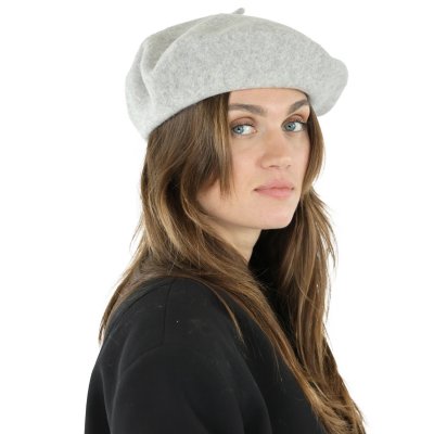 Berets - Gårda Annecy Wool Beret (light grey)