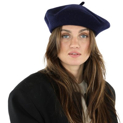 Berets - Gårda Annecy Wool Beret (navy)