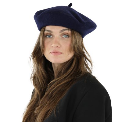 Berets - Gårda Annecy Wool Beret (navy)
