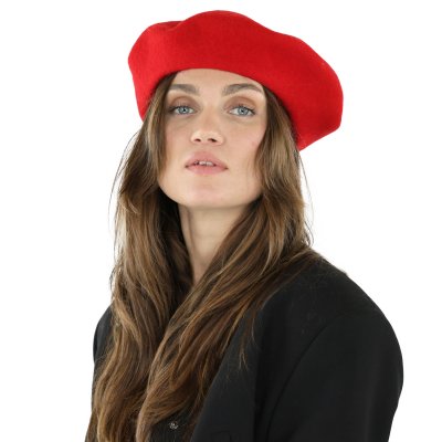 Berets - Gårda Annecy Wool Beret (red)