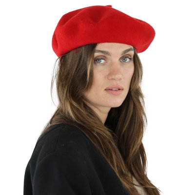 Berets - Gårda Annecy Wool Beret (red)