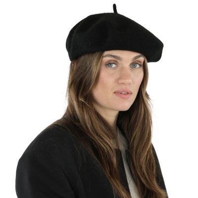 Berets - Gårda Annecy Wool Beret (black)