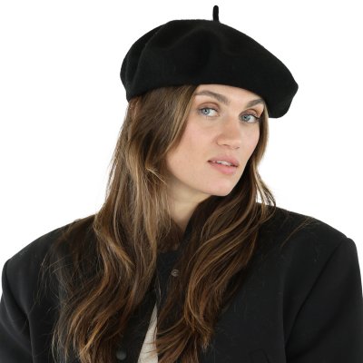 Berets - Gårda Annecy Wool Beret (black)