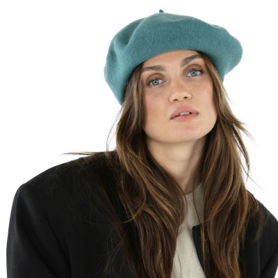 Berets - Gårda Annecy Wool Beret (turquoise)