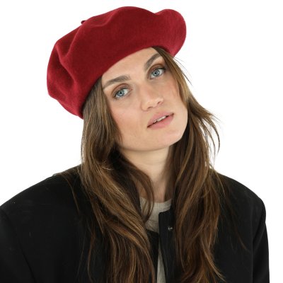 Berets - Gårda Annecy Wool Beret (burgundy)