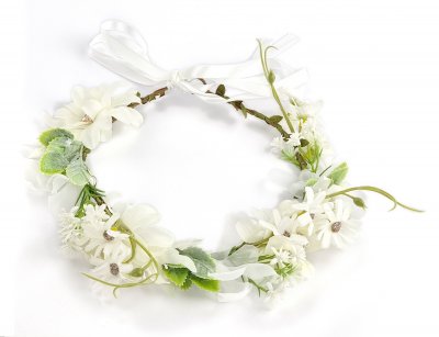 Flower wreath - Gårda Lilliana Flowerband (white)