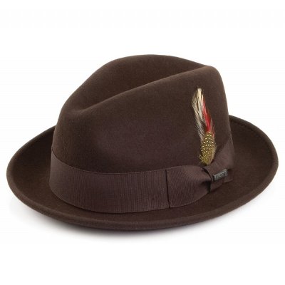 Hats - Crushable Blues Trilby (brown)