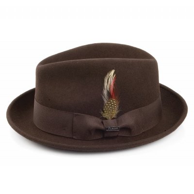 Hats - Crushable Blues Trilby (brown)