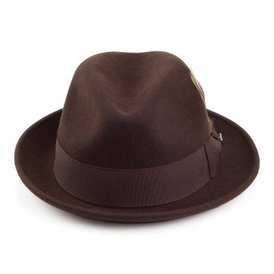 Hats - Crushable Blues Trilby (brown)