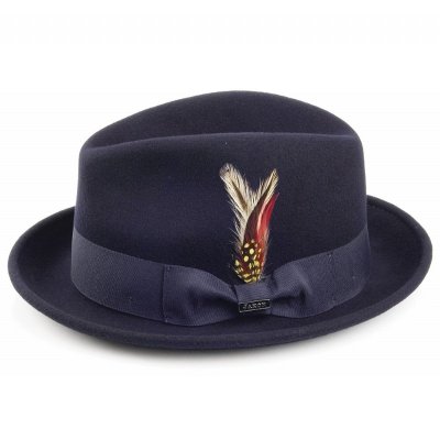 Hats - Crushable Blues Trilby (navyblue)