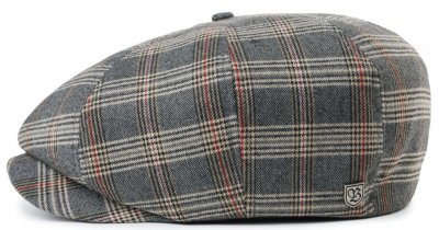 Flat cap - Brixton Brood (grey/tan plaid)