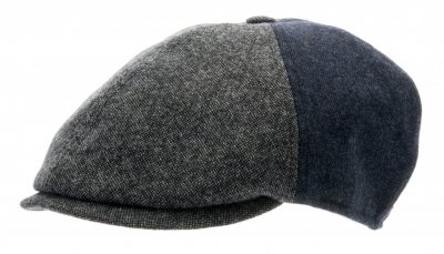 Flat cap - CTH Ericson Colin Patchwork (grey)