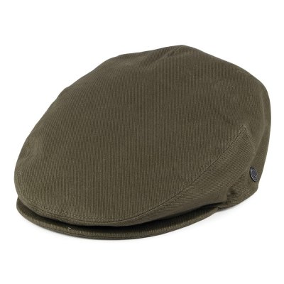 Flat cap - Jaxon Hats Cotton Flat Cap (olive)