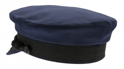 Fiddler cap - CTH Ericson Oscar II Poplin (blue)