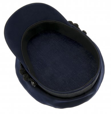 Fiddler cap - CTH Ericson Oscar II Poplin (blue)