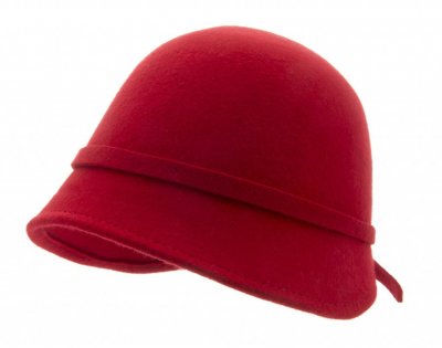 Hats - CTH Ericson Analise Cloche (red)