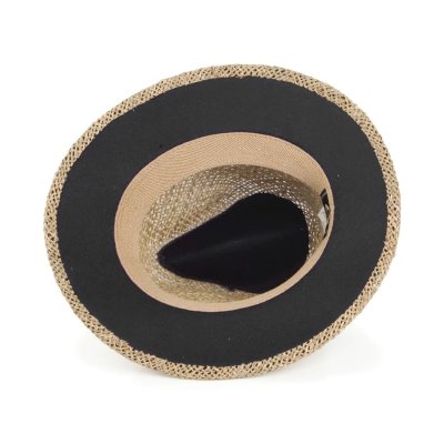 Hats - Jaxon Seagrass Straw Safari Fedora (natural)