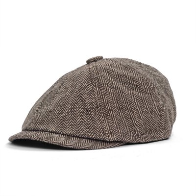 Flat cap - Gårda Aberdour Newsboy (brown)