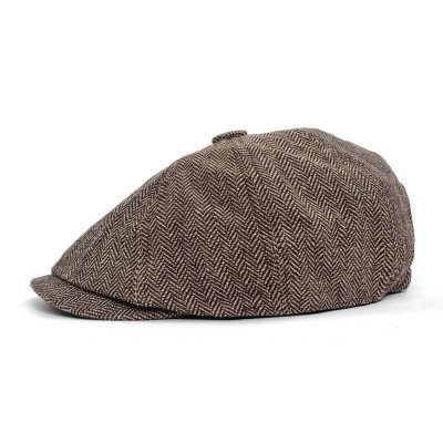 Flat cap - Gårda Aberdour Newsboy (brown)
