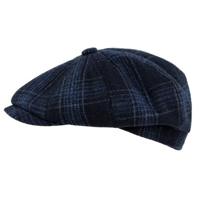 Flat cap - Gårda Premium Banbury Wool Newsboy (blue)