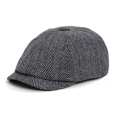 Flat cap - Gårda Burrelton Newsboy (light grey)