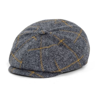 Flat cap - Gårda Premium Callander Wool Newsboy (grey)