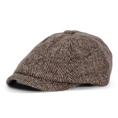Flat cap - Gårda Lanark Newsboy (brown)