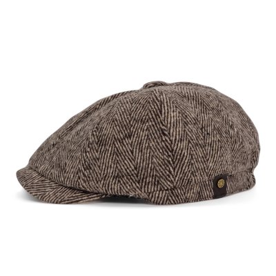Flat cap - Gårda Lanark Newsboy (brown)
