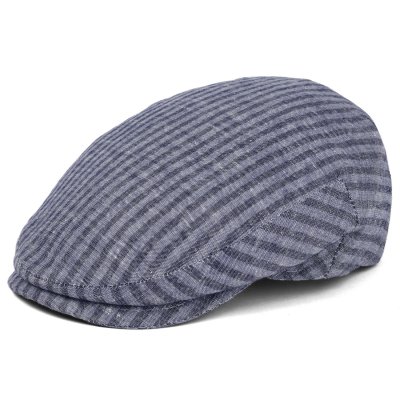 Flat cap - Gårda Gargery Striped Sixpence (blue)
