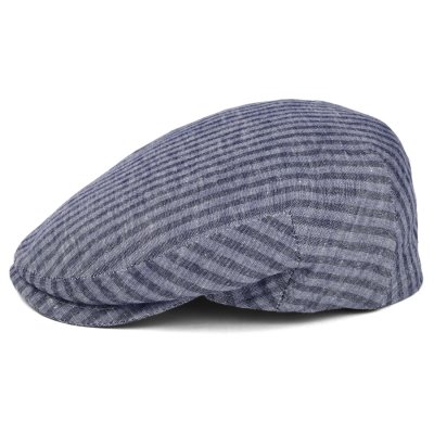 Flat cap - Gårda Gargery Striped Sixpence (blue)