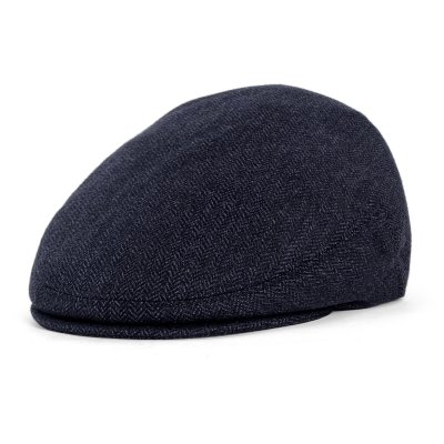 Flat cap - Gårda Premium Kirkby Wool Sixpence (blue)
