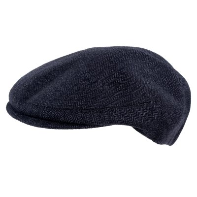 Flat cap - Gårda Premium Kirkby Wool Sixpence (blue)