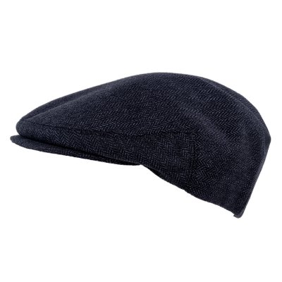 Flat cap - Gårda Premium Kirkby Wool Sixpence (blue)