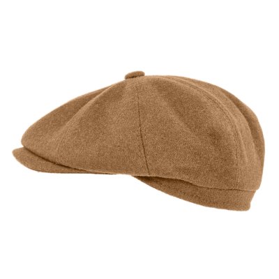 Flat cap - Gårda Premium Larkhall Wool Newsboy (beige)