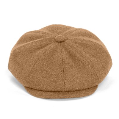 Flat cap - Gårda Premium Larkhall Wool Newsboy (beige)