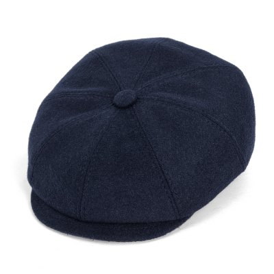 Flat cap - Gårda Premium Larkhall Wool Newsboy (blue)