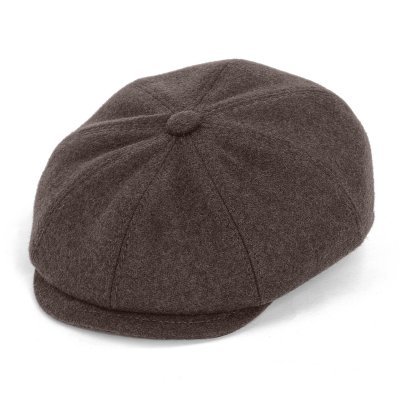 Flat cap - Gårda Premium Larkhall Wool Newsboy (brown)