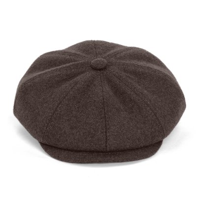 Flat cap - Gårda Premium Larkhall Wool Newsboy (brown)