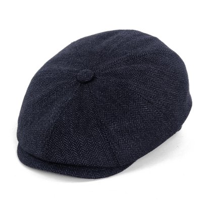 Flat cap - Gårda Premium Oakham Wool Newsboy (blue)
