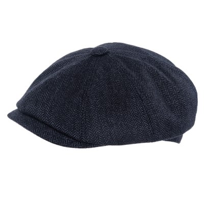 Flat cap - Gårda Premium Oakham Wool Newsboy (blue)