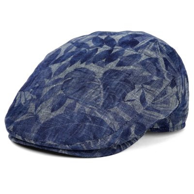 Flat cap - Gårda Phineas Floral Sixpence (blue)