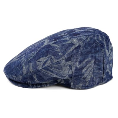 Flat cap - Gårda Phineas Floral Sixpence (blue)