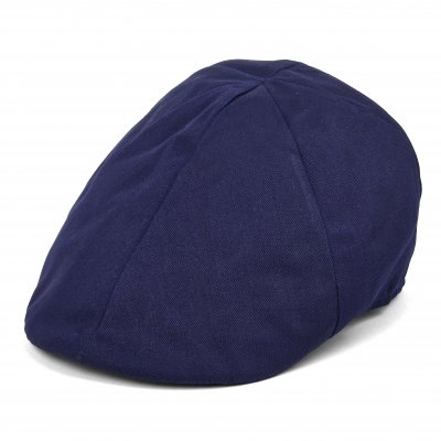 Gubbkeps / Flat cap - Gårda Vico Cotton Flat Cap (marinblå)
