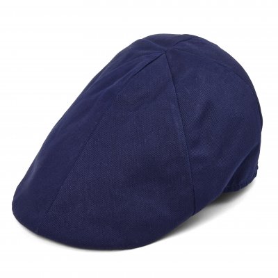 Gubbkeps / Flat cap - Gårda Vico Cotton Flat Cap (marinblå)