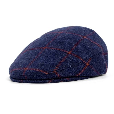 Flat cap - Gårda Premium Warrington Wool Sixpence (blue)